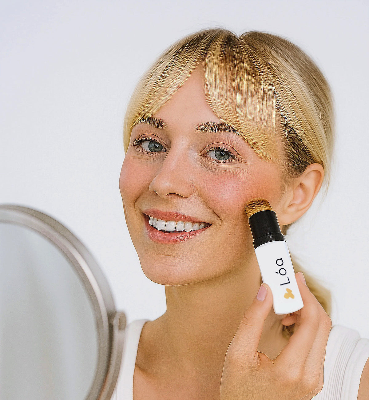 Double-Ended Blush Stick And Brush Fuchsia Fantasy image 2