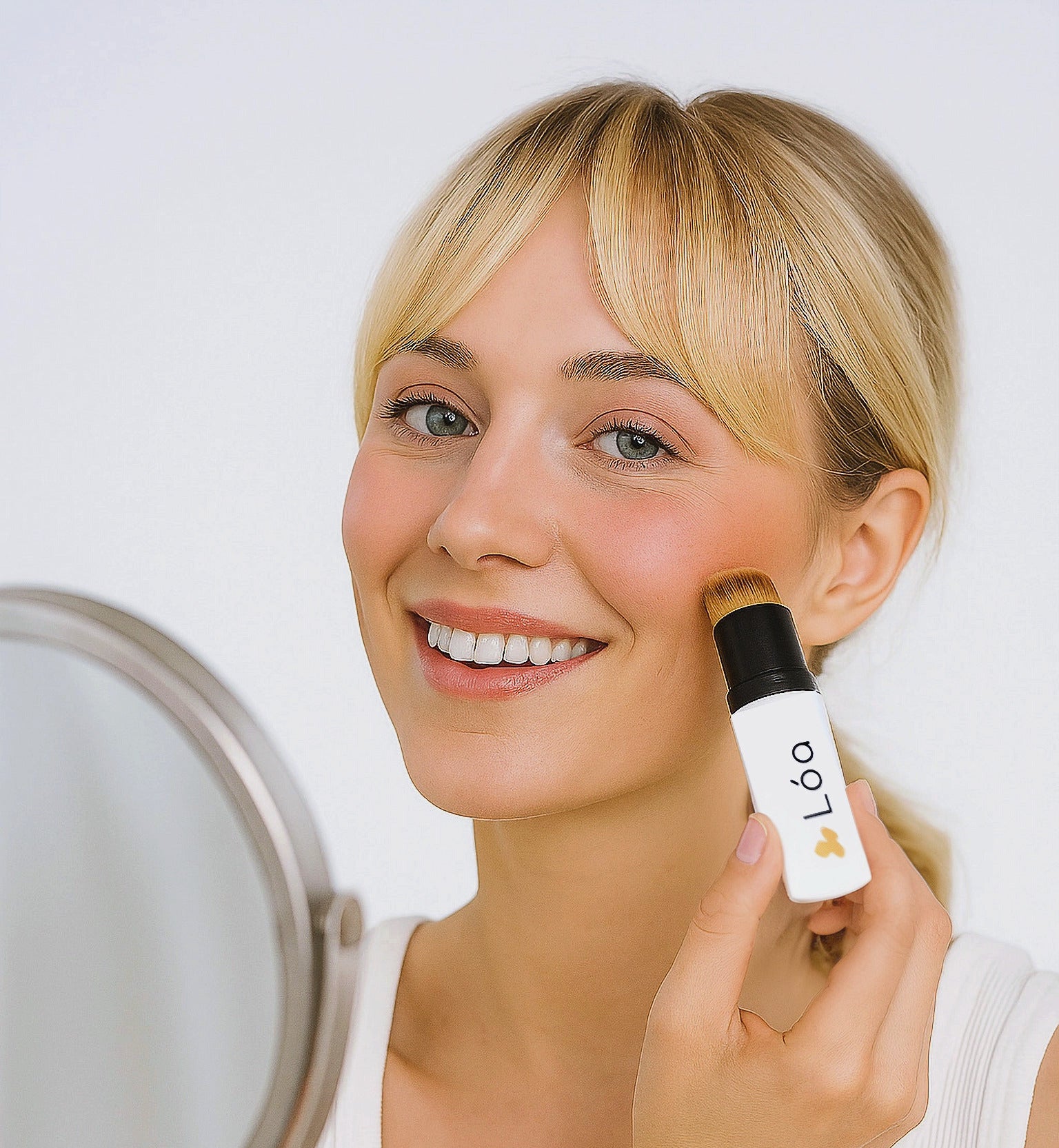 Double-Ended Blush Stick And Brush Fuchsia Fantasy image 2