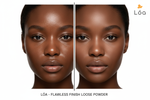 Oil Control Setting Powder Lilac - Before & After Dark Skin