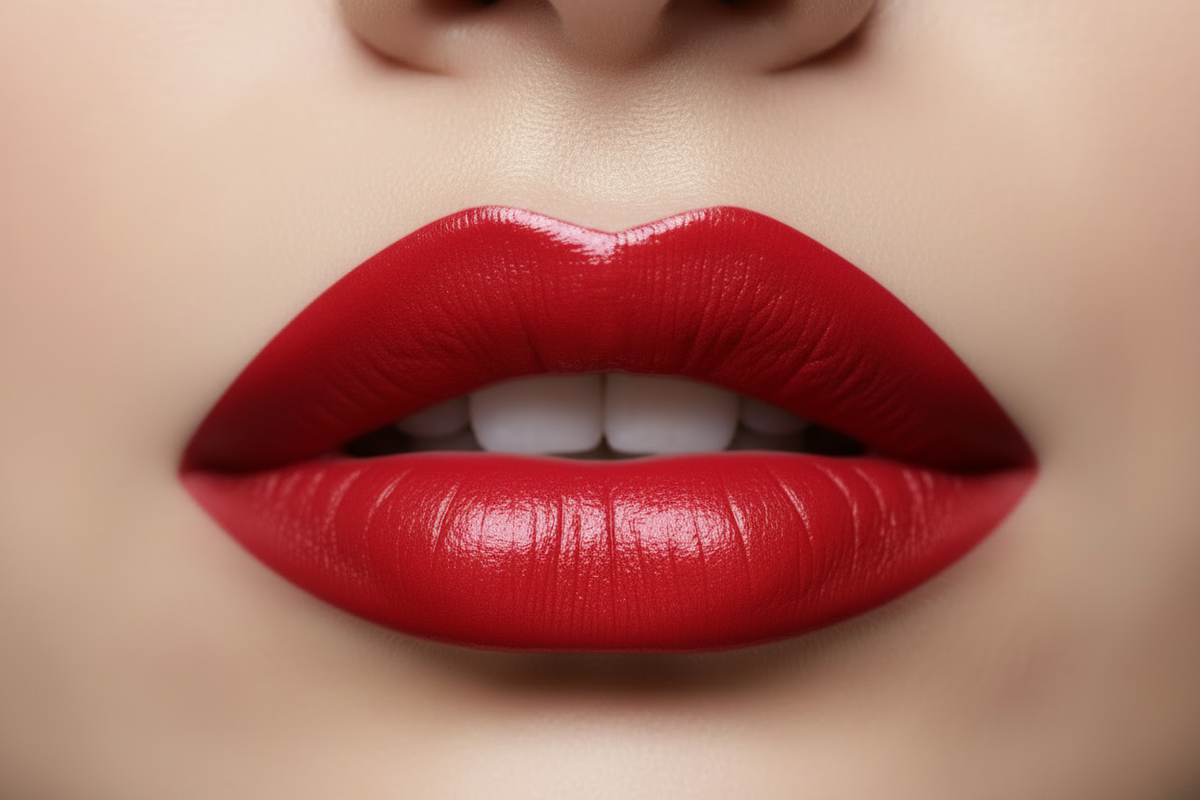 Plump Lips Light Skin - Lipstick Matte Hypnosis Chinese Red