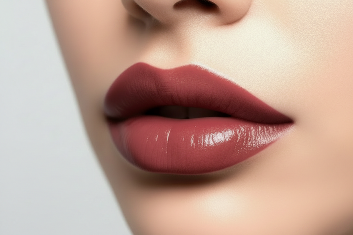 Thin Lips Light Skin - Lipstick Cream Daring Rose